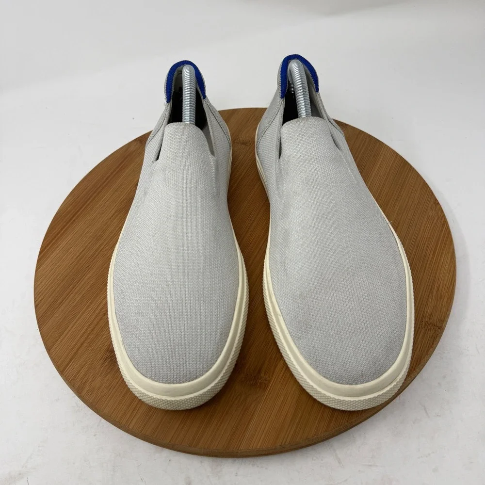 Rothys The Original Slip On Sneaker Knit Grey Travel Casual Comfort Womens 10
